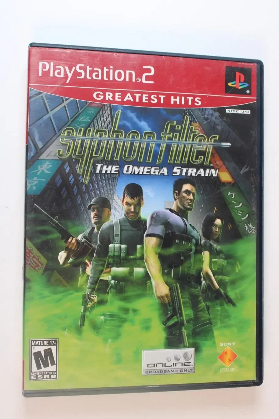 Syphon Filter: The Omega Strain (Sony PlayStation 2, PS2) Authentic, Complete